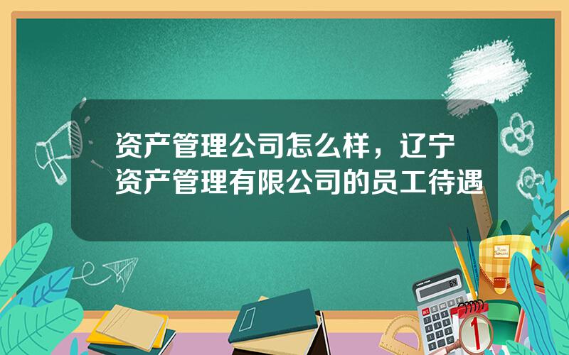 资产管理公司怎么样，辽宁资产管理有限公司的员工待遇